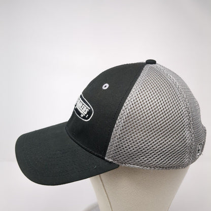 Western Trailers Strapback Trucker Hat Black OS Adjustable Mesh Back The Game