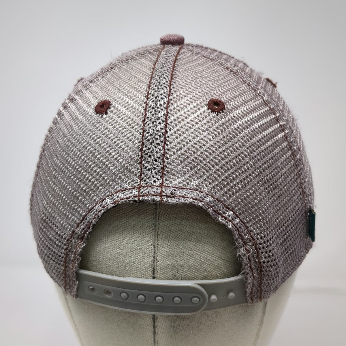 Legacy Redfish Lake Lodge Trucker Hat Red One Size Mesh Snapback Fish Logo