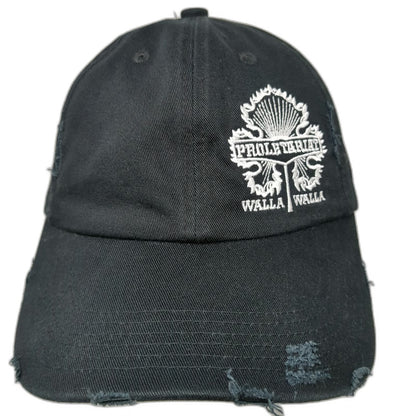 District Baseball Cap Black One Size Embroidered Slideback Hat Walla Walla