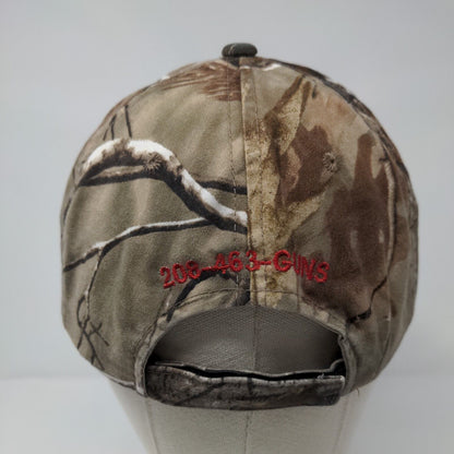 Factory Direct Gun Brokers Strapback Hat Camo One Size Embroidered