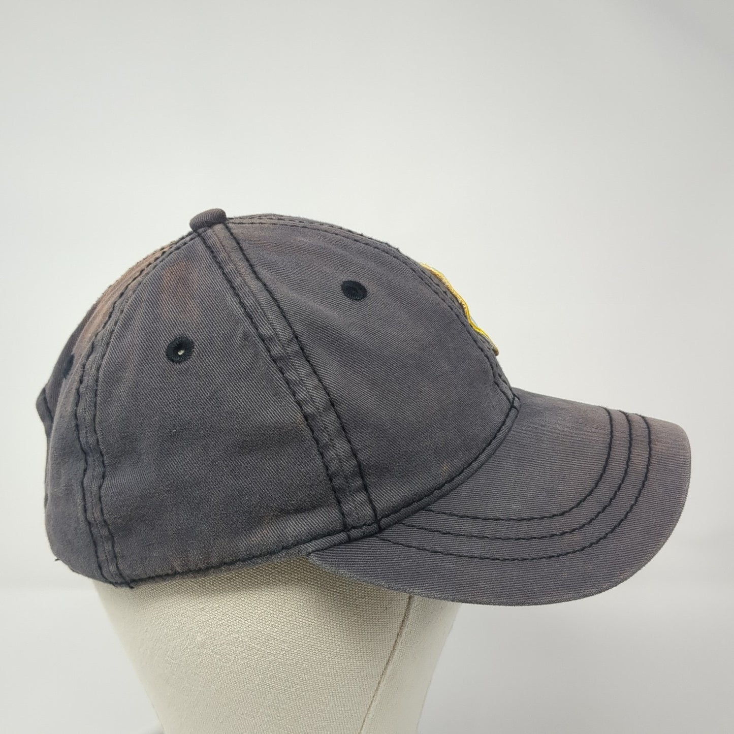 San Diego Patch Slideback Hat Gray One Size Solid Adjustable District