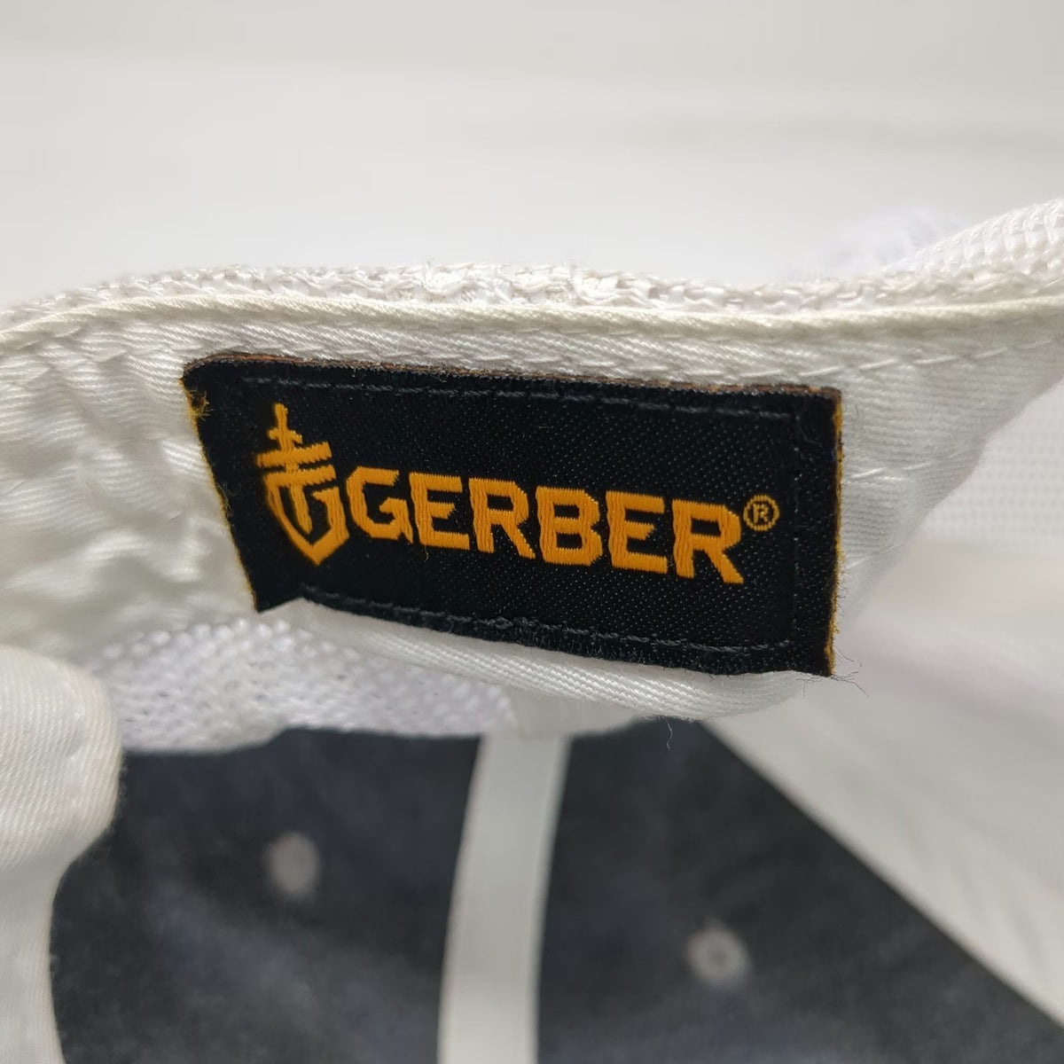 Gerber Trucker Hat Gray One Size Mesh Snapback Iridescent Logo Patch 1939