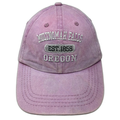 DIMCO Apparel Baseball Cap Pink One Size Multnomah Falls Oregon Est 1859 hat
