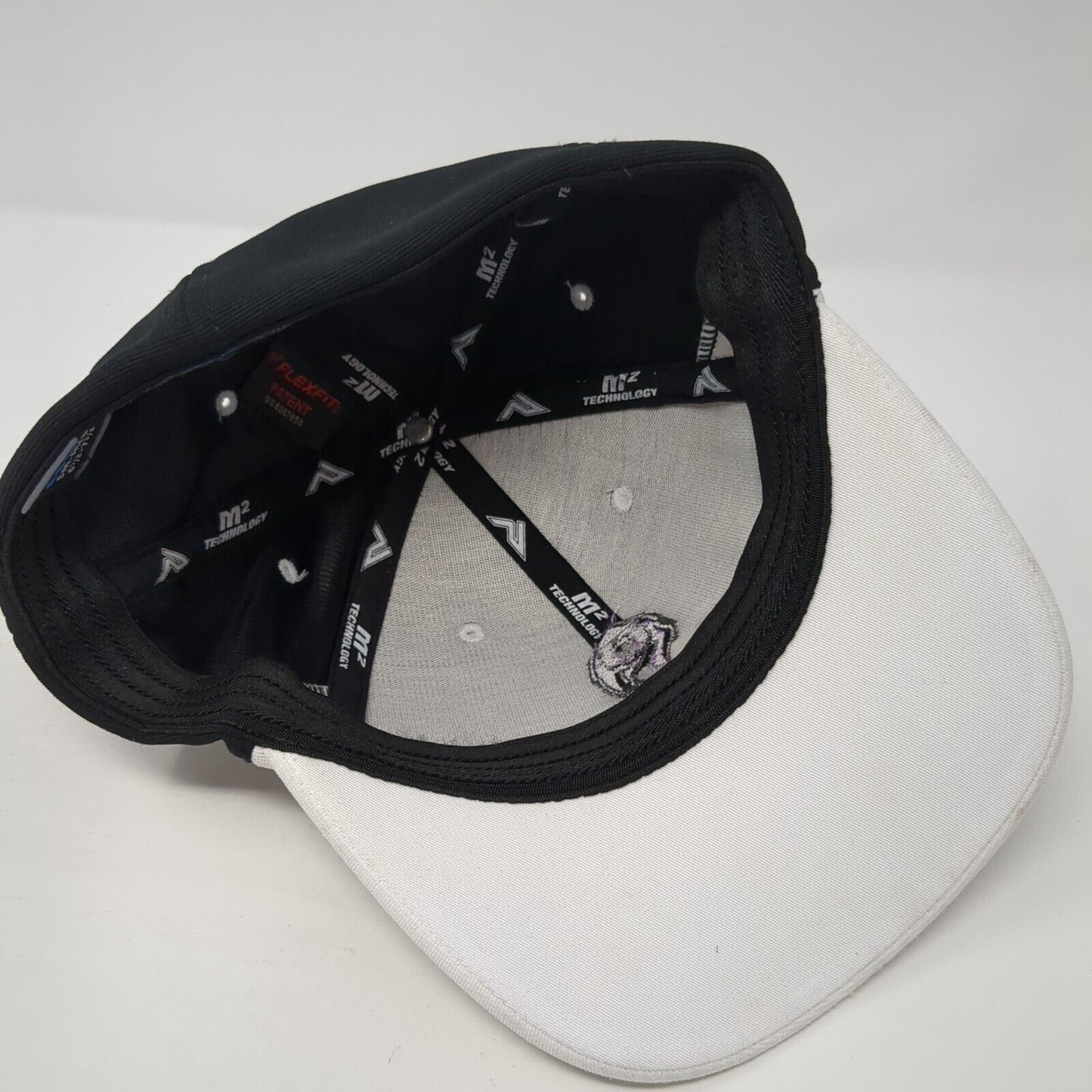 Rocky Football Fitted Hat Black 6 7/8-7 3/8 Embroidered 698F Pacific Headwear