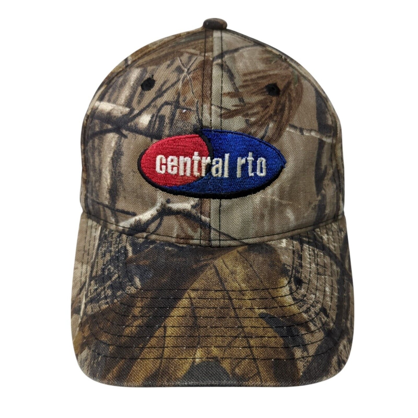Central RTO Strapback Hat Camouflage OS Adjustable Embroidered Port Authority