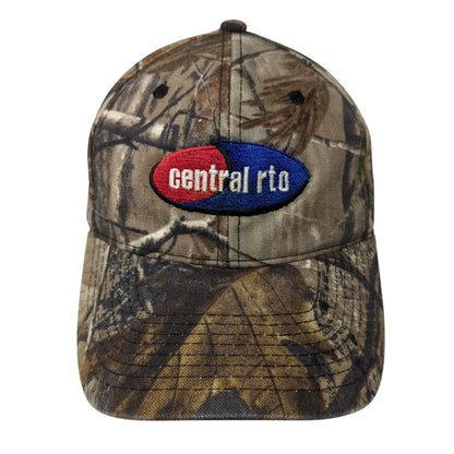 Central RTO Strapback Hat Camouflage OS Adjustable Embroidered Port Authority