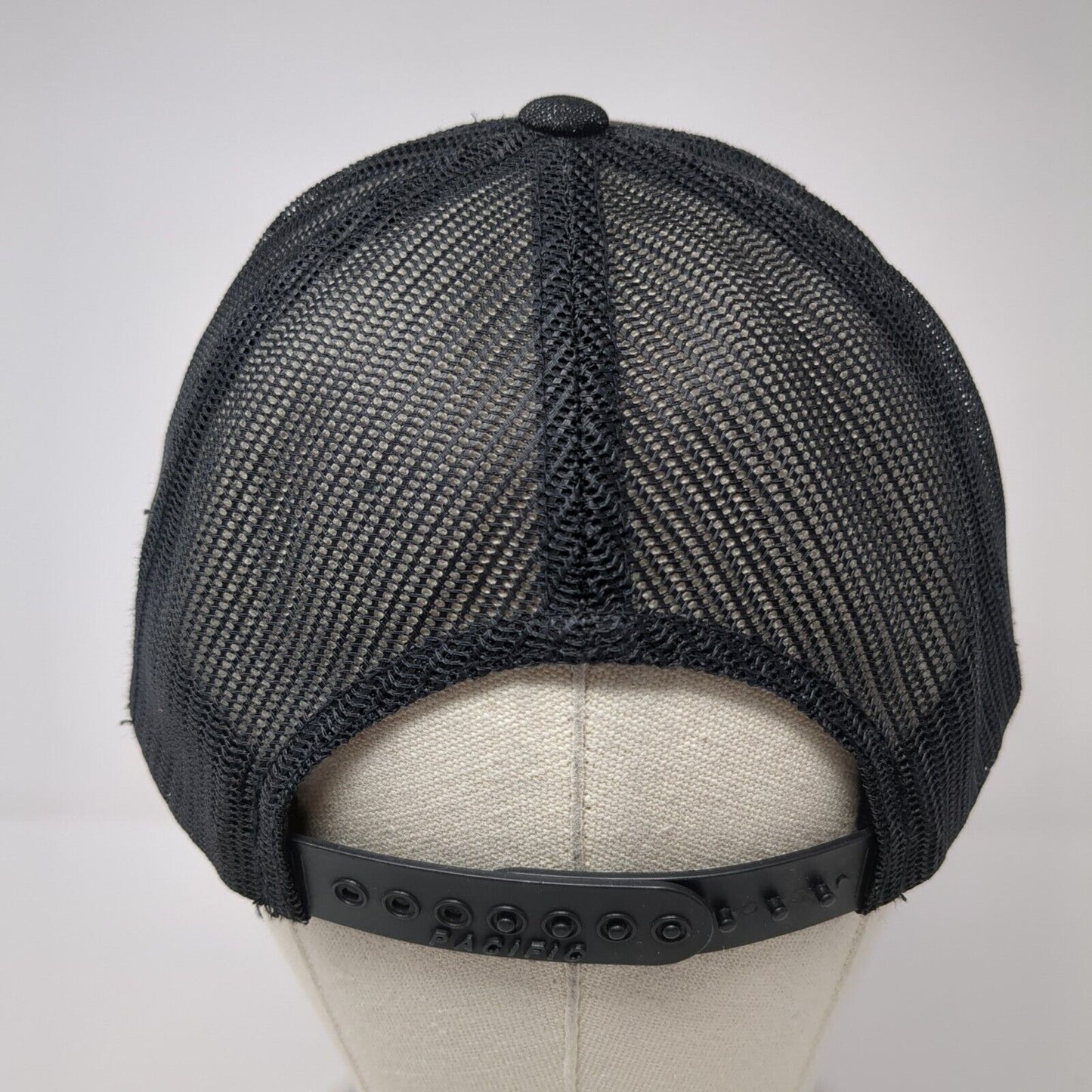 Black Box VR Fitness Snapback Trucker Hat Black One Size Mesh Back