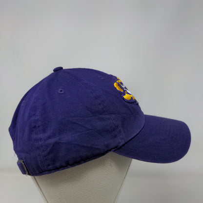 LSU Tigers Slideback Hat Purple OSFA Embroidered Big Eye Logo '47 Brand NCAA