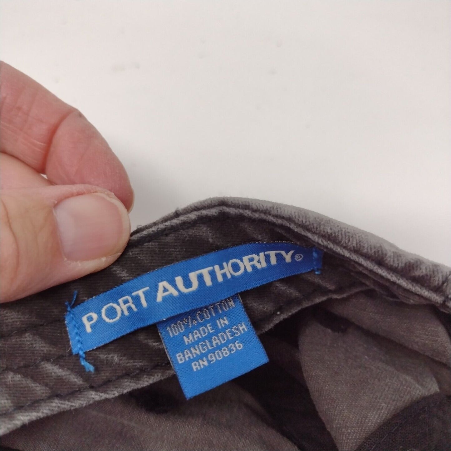Elite Restoration Slideback Hat Gray OSFA Adjustable Embroidered Port Authority