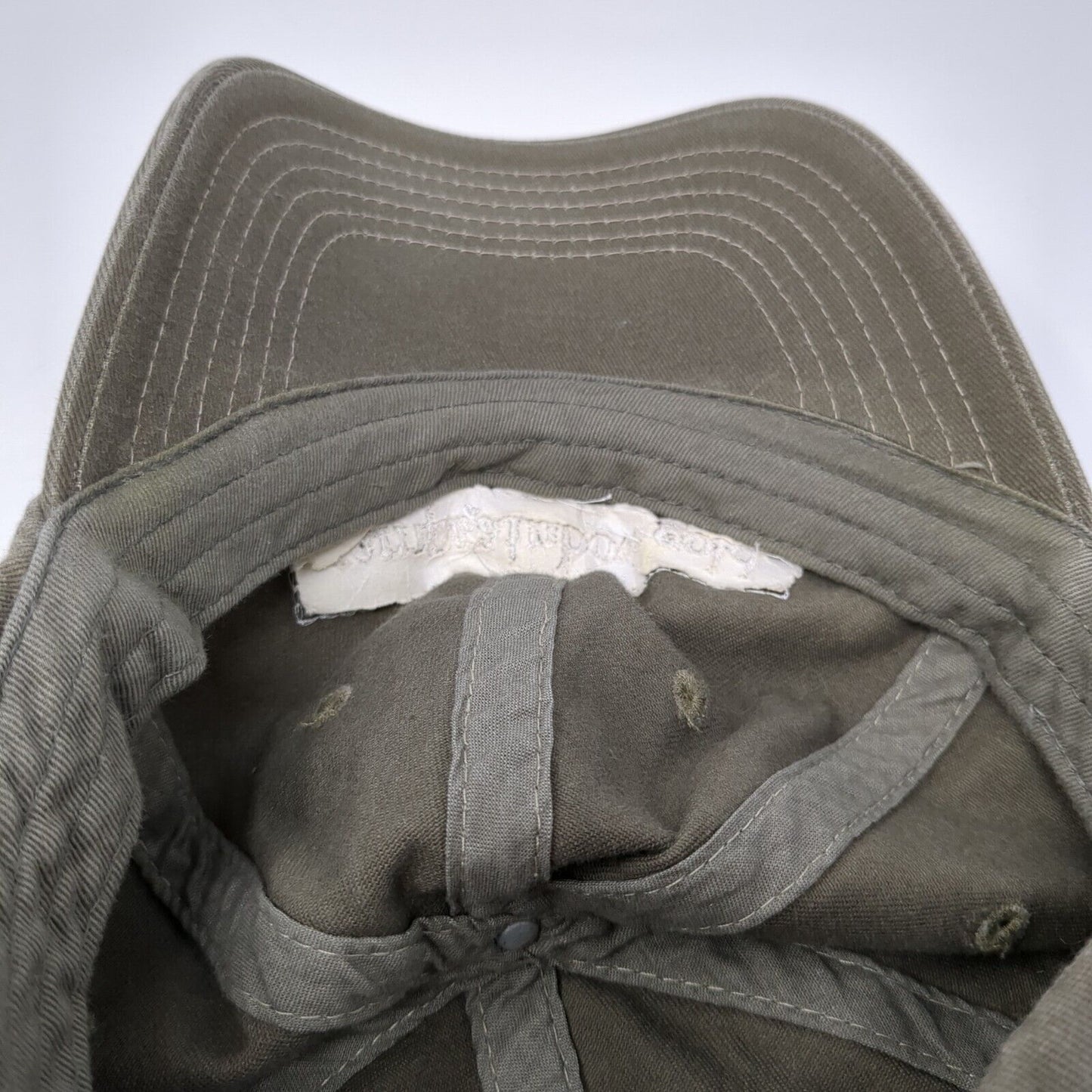 Camp Rainbow Gold St. Luke's Wood River Slideback Hat Brown OS Adjustable Cotton
