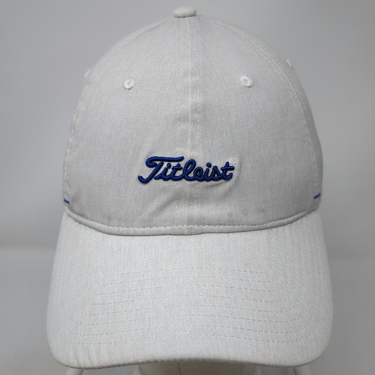 Titleist Baseball Cap Gray One Size Golf Hat Performance Strapback Embroidered