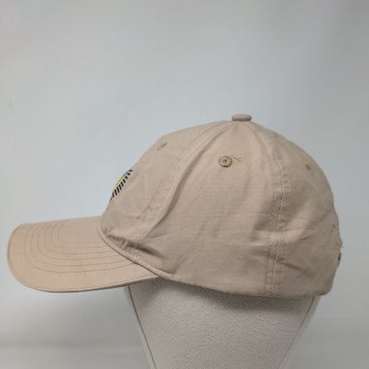 Sanderson Farms United States of America Strapback Hat Tan One Size Vented Holes