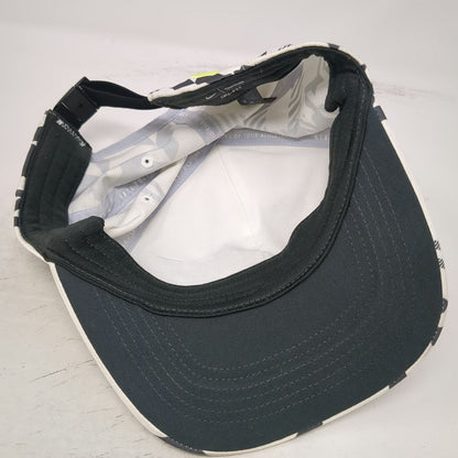 Nike Baseball Cap White One Size Pinehurst Golf Houndstooth Dri-FIT Swoosh Hat