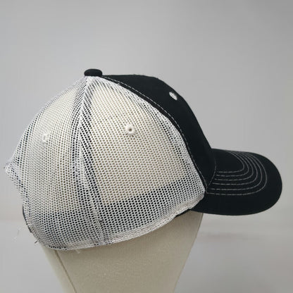 Ruger Trucker Hat Black OSFM Alpine Racing Mesh Snapback Logo Contrast Stitch