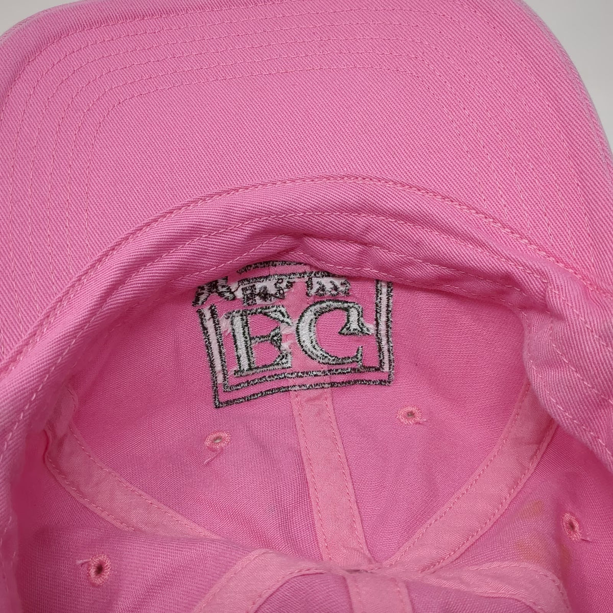 Richardson Baseball Cap Pink One Size EG EST 1995 Butterfly Hat Slideback Cotton