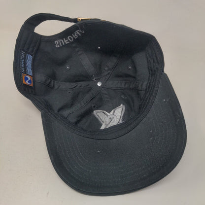 Suforia Slideback Hat Black OSFA Embroidered Logo Adjustable Newhattan