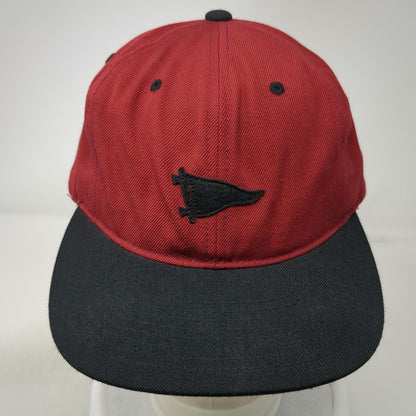 Primitive Snapback Red One Size Pennant Logo Green Underbrim Skateboarding Hat