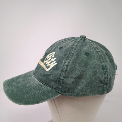 Sunsations Ocean City Maryland Baseball Cap Hat Green One Size Adjustable Slide