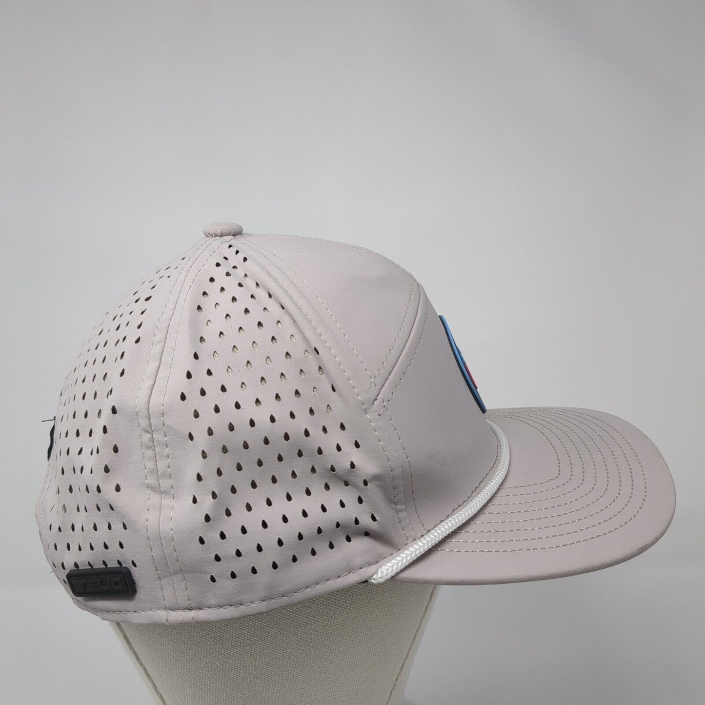 Telic Born in Boise Snapback Hat Gray OS Adjustable Rope Play Hard Recover