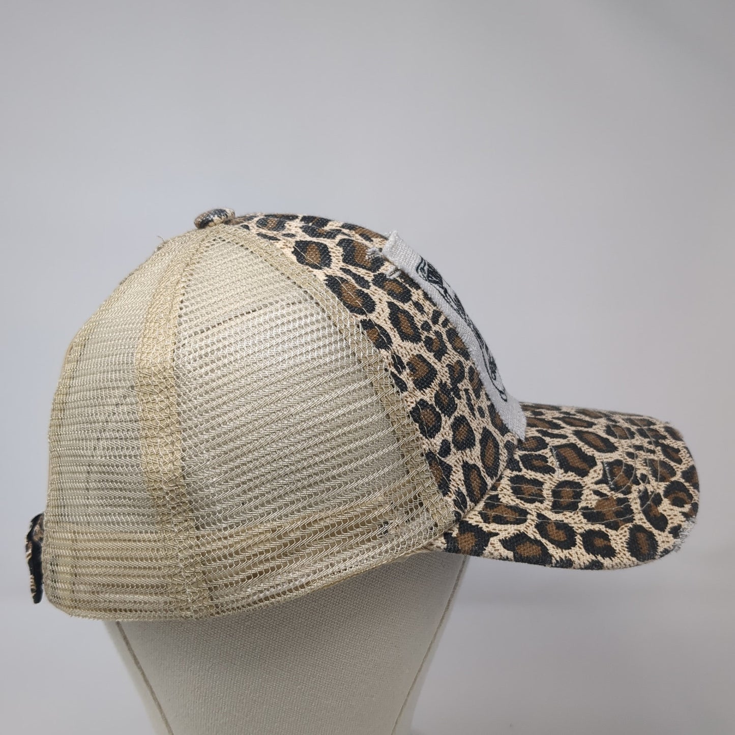 Smooth As Tennessee Whiskey Sweet Strawberry Wine Trucker Hat Multi OS Leopard