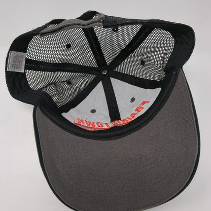 Prairietown Feed Service Strapback Trucker Hat Brown One Size Mesh Back