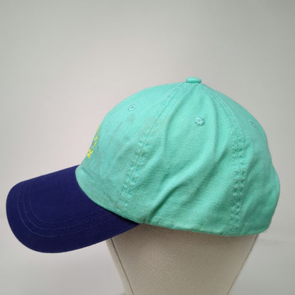 Peeps Brand Baseball Cap Green Blue One Size Cotton Slideback Mascot Hat
