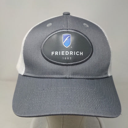 Friedrich 1883 Snapback Mesh Back Trucker Hat Gray One Size Colorblock
