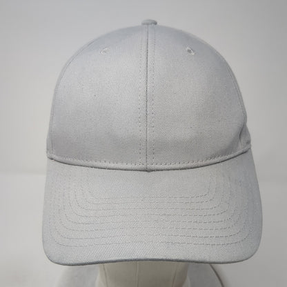 Cobra Snapback Hat Gray One Size Adjustable Vented Holes 6 Panel Blank