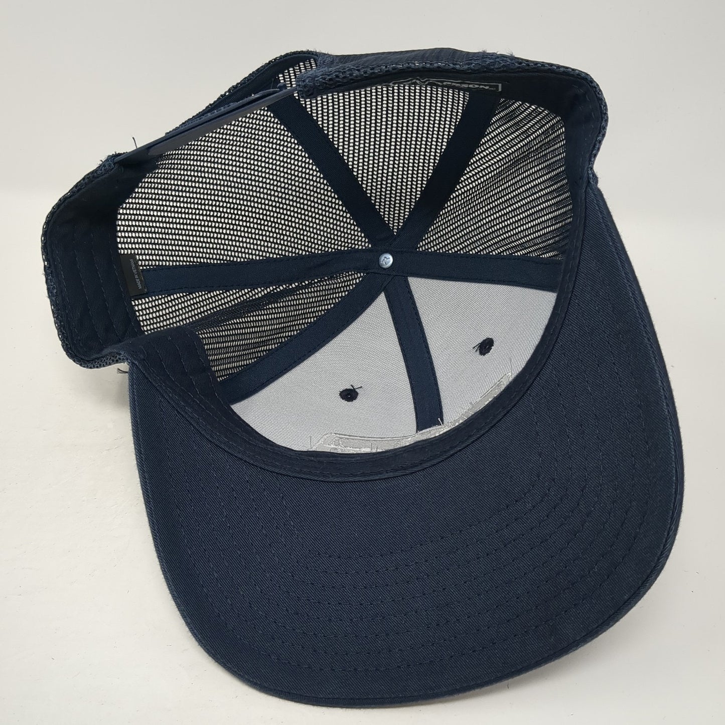 Millenkamp Snapback Trucker Hat Blue One Size Adjustable Mesh Back Richardson