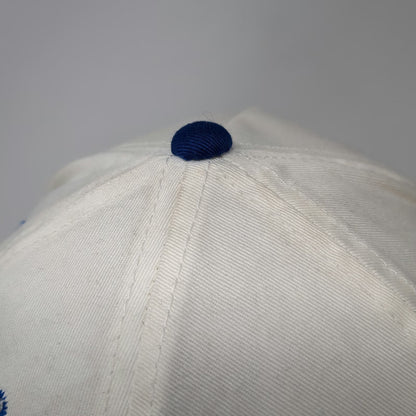 YoungAn 5 Panel Hat White Blue OS Pittsburgh Paints State Paint Co Snapback