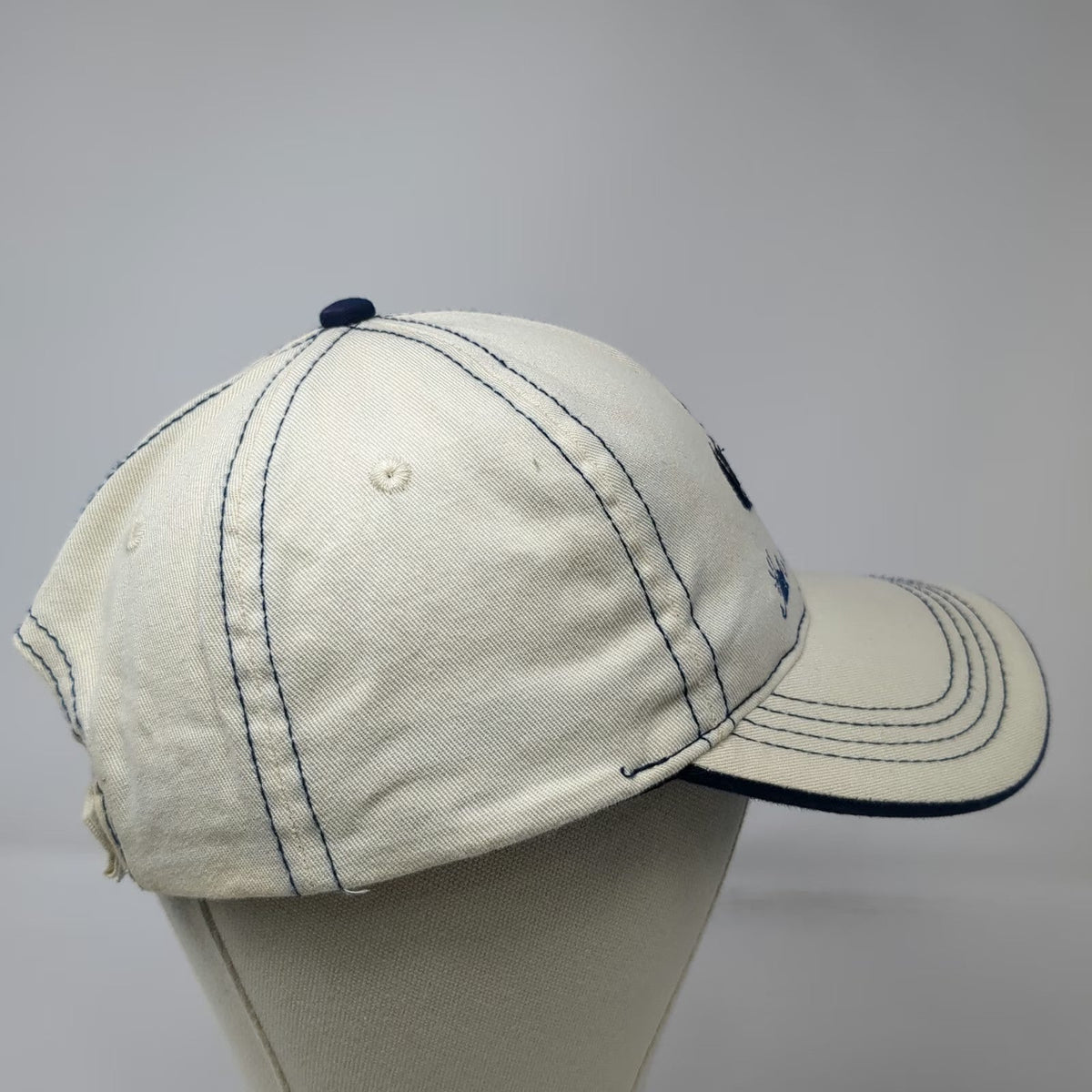 HB Sportgear 5 Panel Beige Blue One Size Corona Extra Beer Contrast Stitch Hat