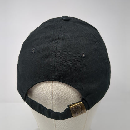United States Army Slideback Hat Black One Size Eagle Crest 6 Panel