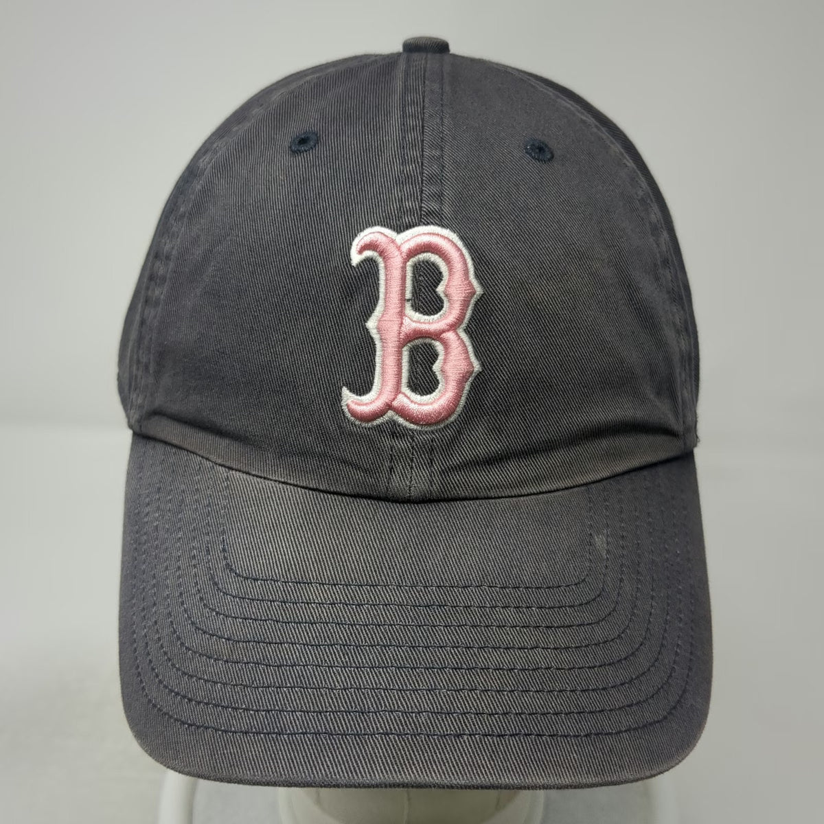 Boston Red Sox MLB Twins Enterprise Baseball Cap Gray Pink White OSFM Slideback