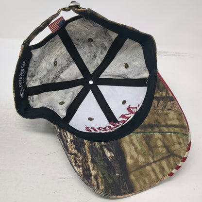 Outdoor Cap Baseball Cap Brown One Size Melton Truck Lines US Flag Camo Hat