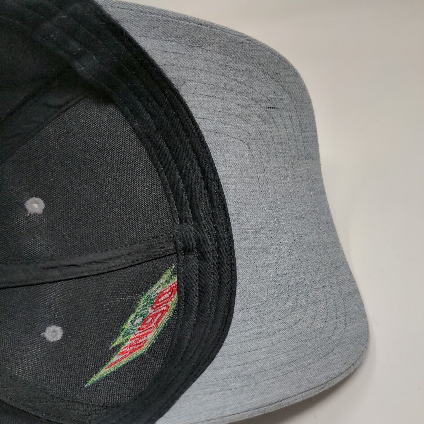 Richardson Men's Snapback Hat Style 312 Gray Black Mtn Dew Logo 2022