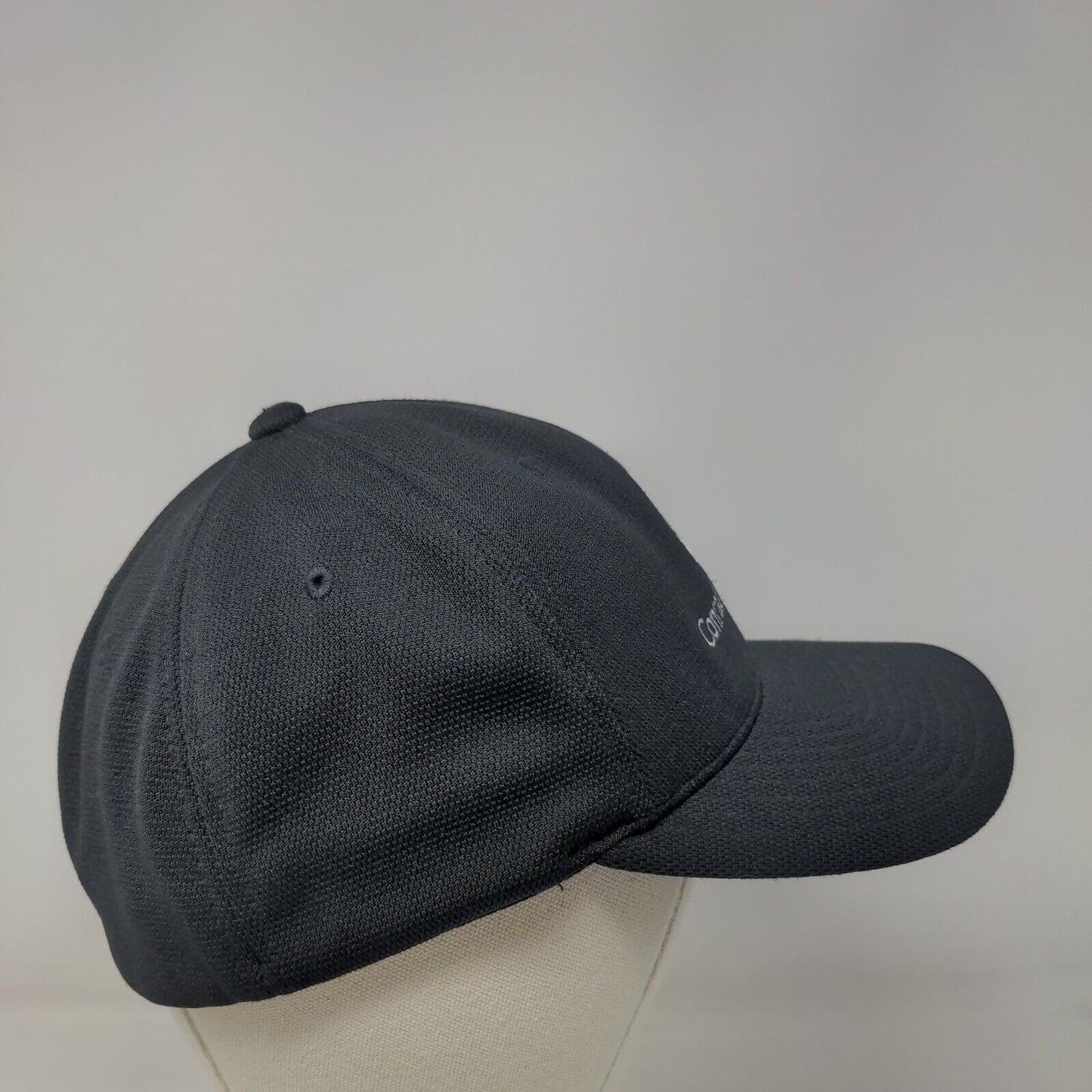 Conrad Brothers Fitted Hat Black L/XL Flexfit Embroidered 6 Panel Yupoong