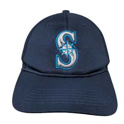 Seattle Mariners Strapback Hat Blue OSFM Embroidered Logo MLB OC Sports