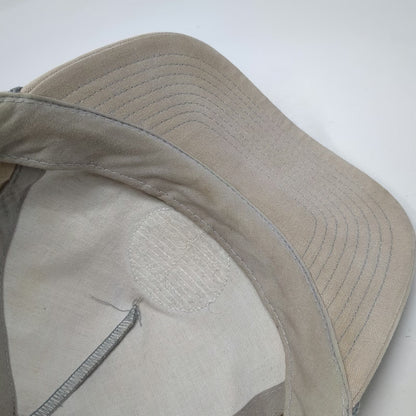 RVCA 5 Panel Beige One Size Snapback Rope Circular Patch Logo Cotton Twill Hat