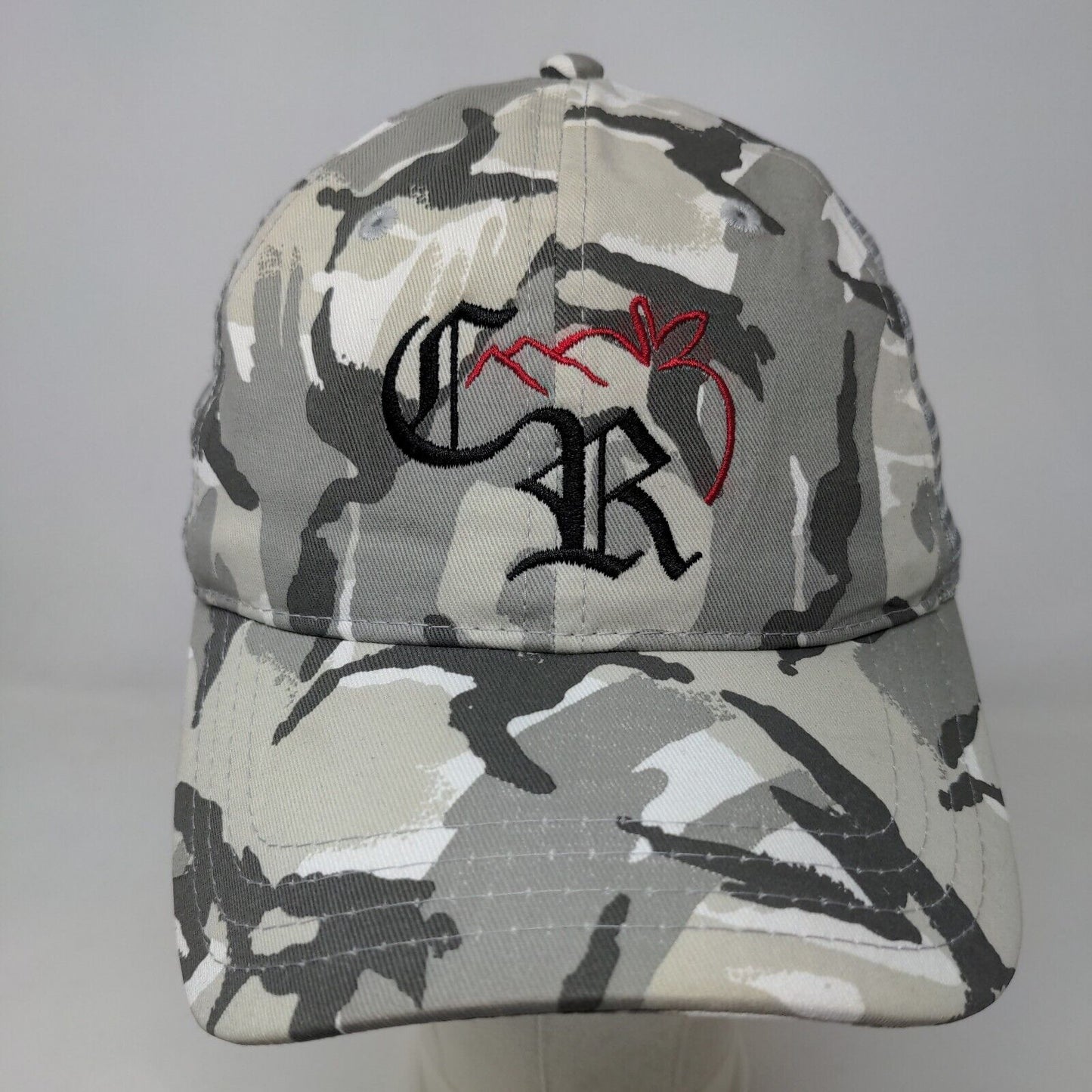 Cider Ridge Golf Club Men's Snapback Mesh Back Hat Gray Camo OS Embroidered