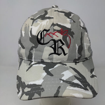 Cider Ridge Golf Club Men's Snapback Mesh Back Hat Gray Camo OS Embroidered