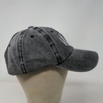 Unbranded Women's Slideback Hat Gray Embroidered Wifey Logo Ponytail Hole Cotton