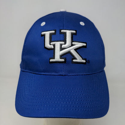 University of Kentucky Wildcats Men's Strapback Hat Blue White Embroidered Logo
