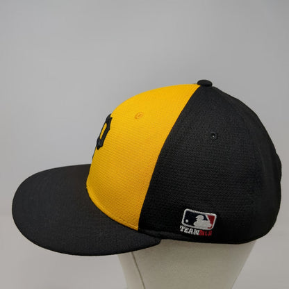 OC Sports MLB Pittsburgh Pirates Yellow Baseball Cap OS Strapback Curved Hat