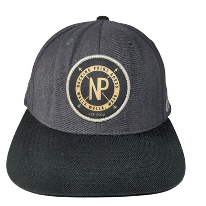 Nocking Point Goods Walla Walla Wash Snapback Hat Gray One Size Colorblock