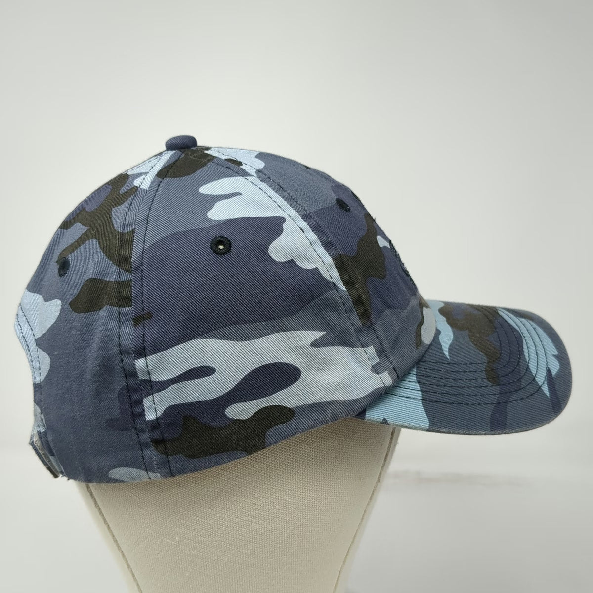 Port Authority Baseball Cap Blue Camo One Size Coeur D'Alene Casino Resort Hat