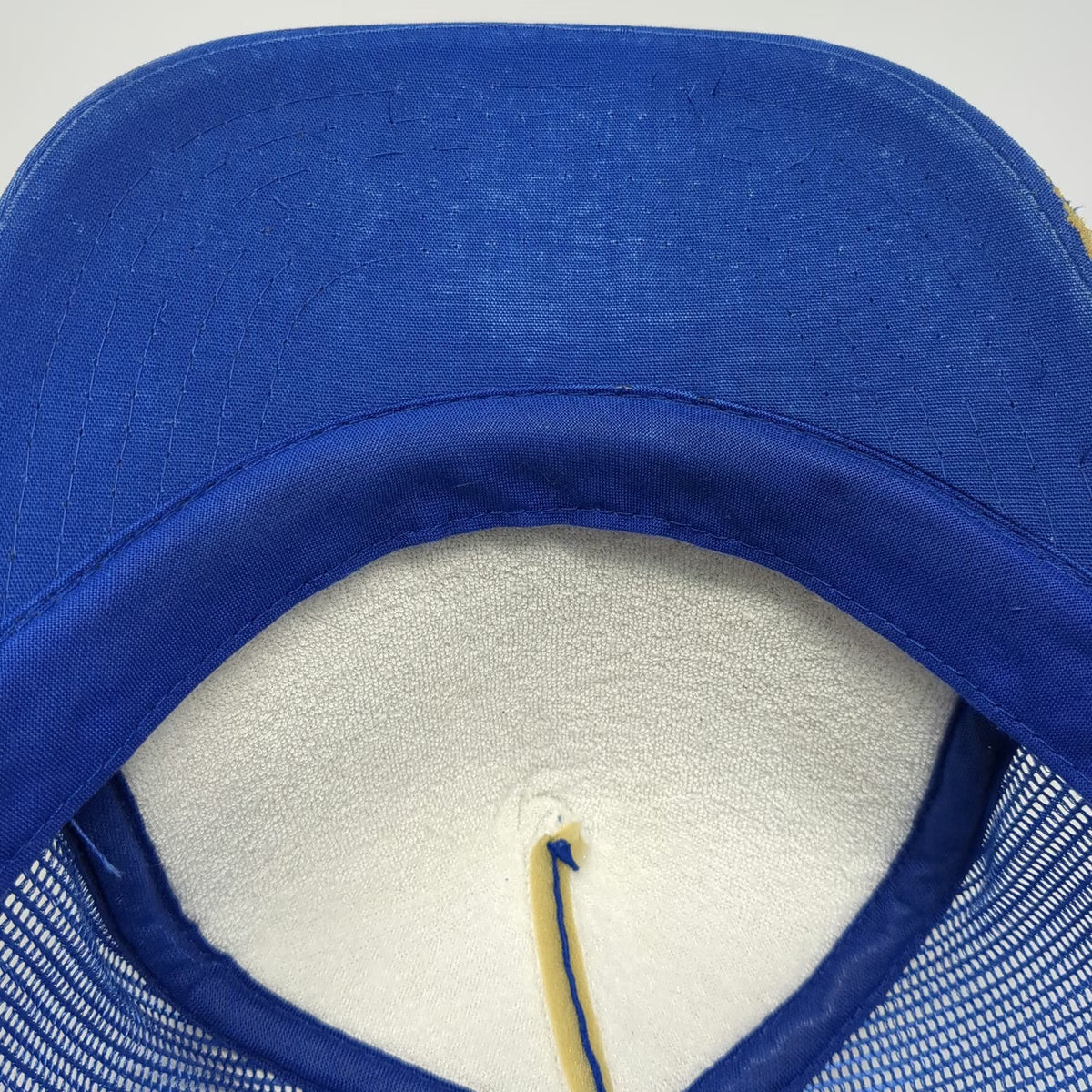 Yupoong Trucker Hat Blue One Size Smith Auto Electric Mesh Snapback 5 Panel Logo
