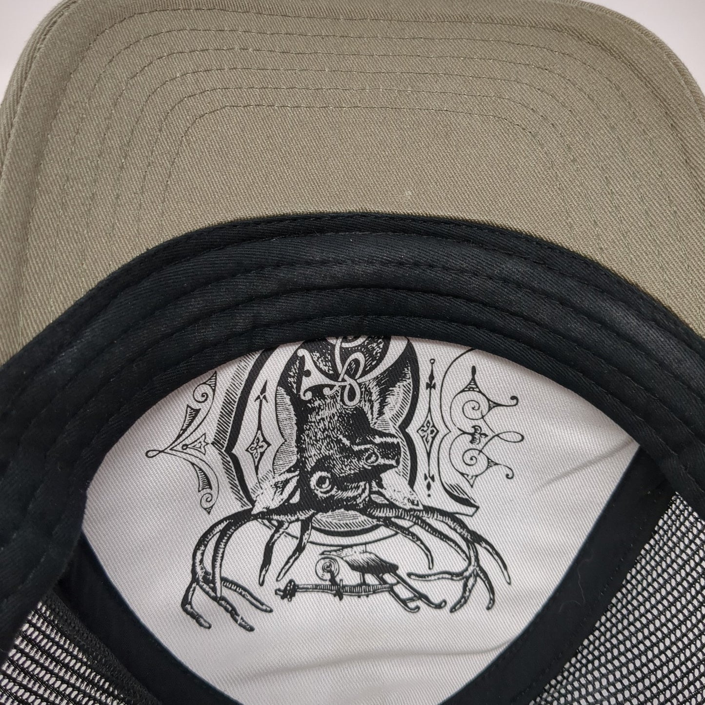 John Deere Equipment Patch Snapback Trucker Hat Brown One Size Mesh Back