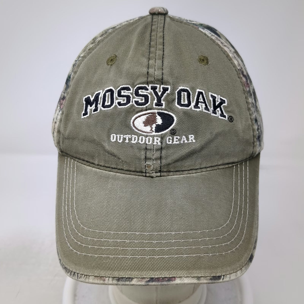 Mossy Oak Outdoor Gear Baseball Cap Green Camo One Size Adjustable Slideback Hat