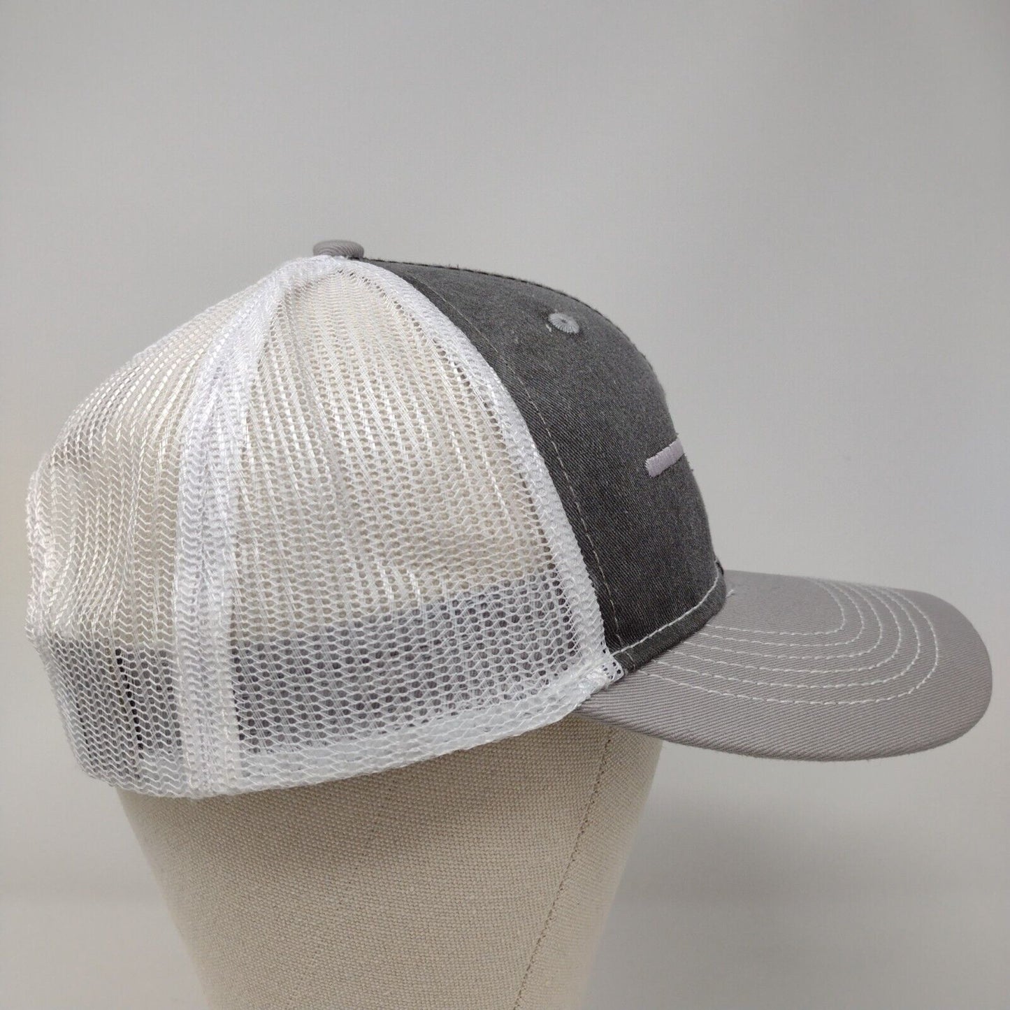 Power Engineers Snapback Trucker Hat Gray OSFA Mesh Back Paramount