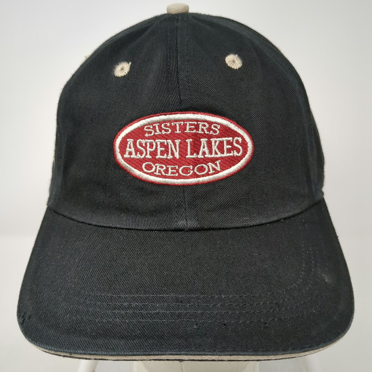Ahead Baseball Cap Black One Size Ball Marker Aspen Lakes Oregon Golf Digest Hat